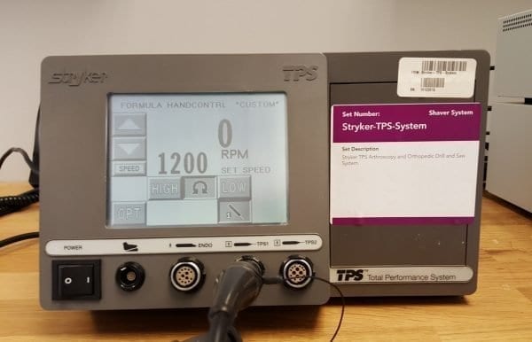 LOCAÇÃO Console do Shaver Stryker TPS