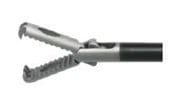 Pinça Laparoscopia Apreensão Dente de Rato 2x3 Dentes  5 mm Diam. 33cm. Compr.