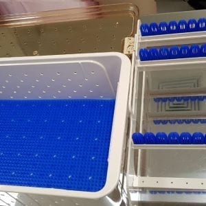 CAIXA PARA ACONDICIONAMENTO DE PINÇAS LAPAROSCÓPICAS 52x30X15 cm