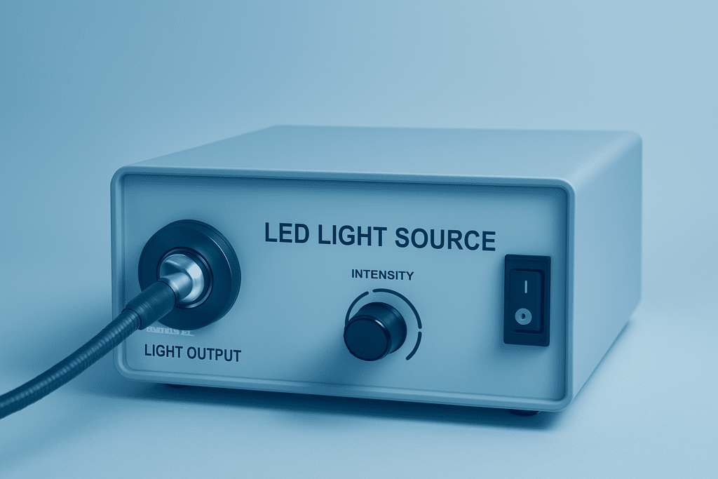 Fonte de luz led para videolaparoscopia
