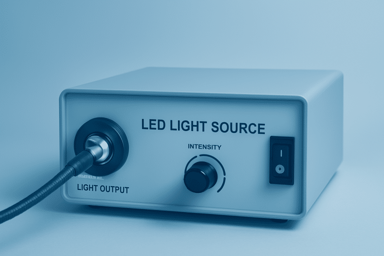Fonte de luz led para videolaparoscopia