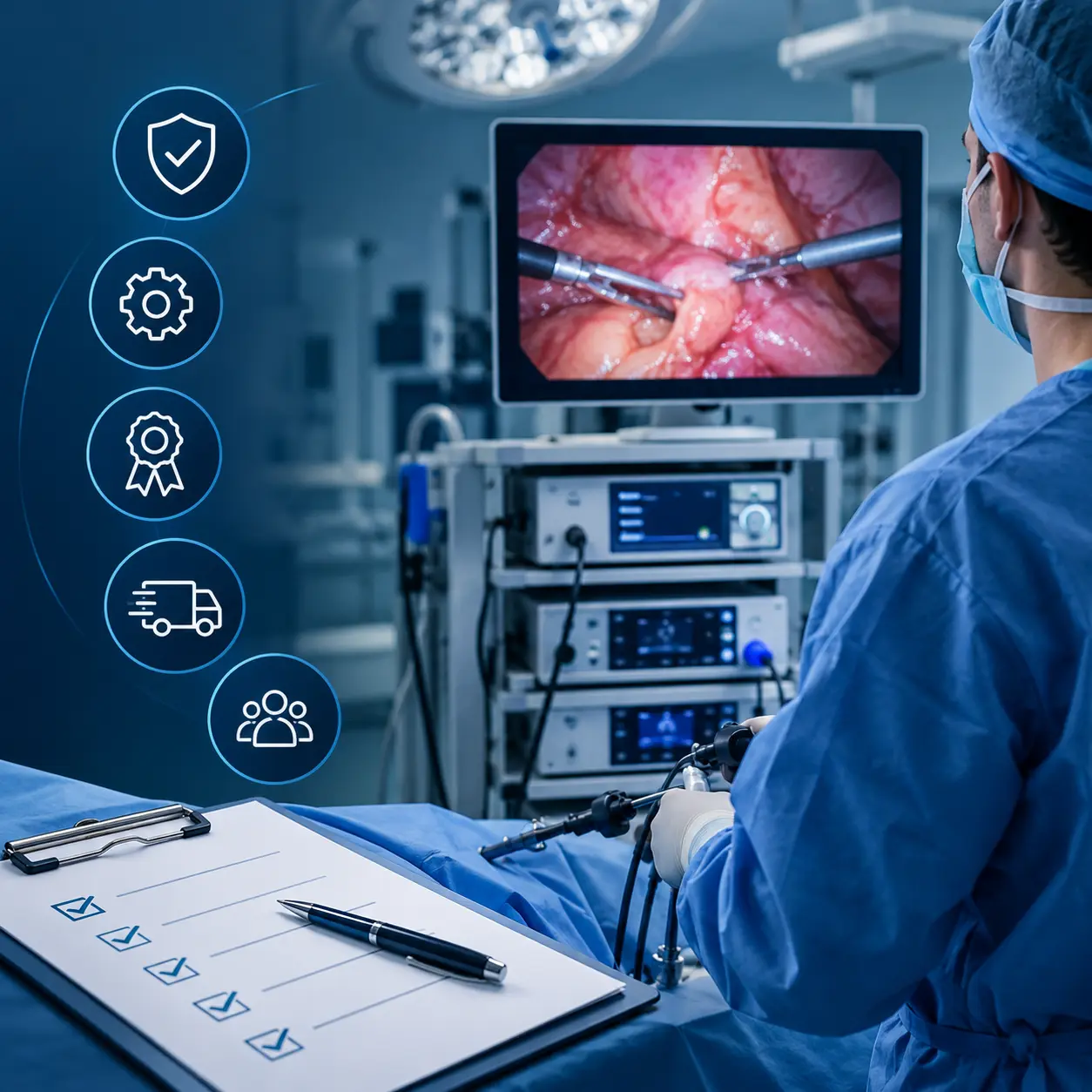 fornecedor de equipamentos para cirurgia por vídeo